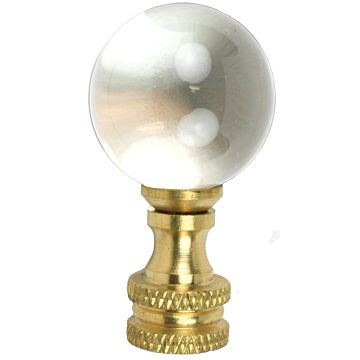 Jandorf 60112 Ball Finial, Glass