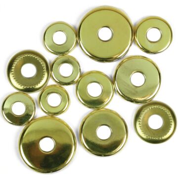 Jandorf 60140 Lamp Check Ring Assortment, Brass, For: 1/8 in IP Lamp Nipples