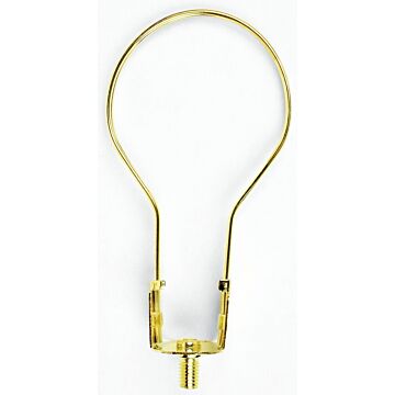 Jandorf 60120 Clip-On Lamp Shade Adapter, Brass Fixture