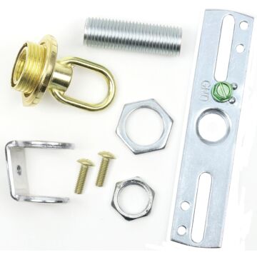 Jandorf 60206 Loop Crossbar Kit, Screw Collar, Brass