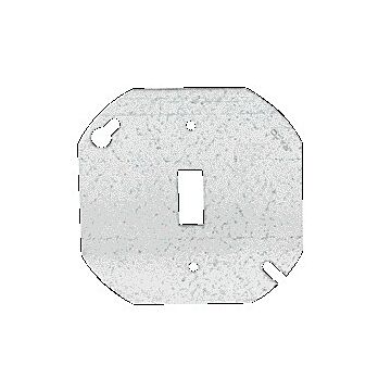 Southwire Galvanized 1-Gang Steel Pan Toggle Box Cover (Silver)