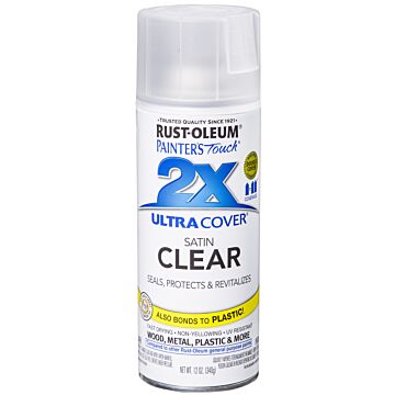 Rust-Oleum Painter's Touch® 2X Ultra Cover® Spray Paint - 12 oz - Satin Clear
