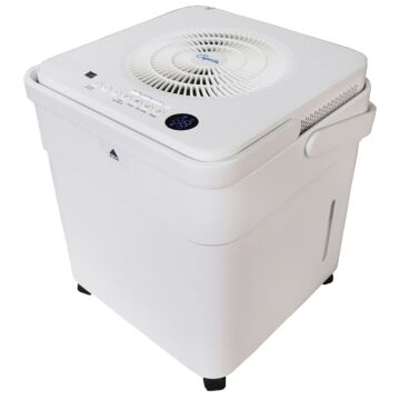 Comfort-Aire BCD-35A Cube Dehumidifier without Pump, 3.1 A, 115 VAC, 345 W, 2-Speed, 35 ppd Humidity Removal