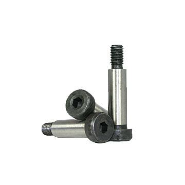 Socket Shoulder Screw, Coarse Thread, 1/4-10-24, 3/4" Length, Alloy Thermal Black Oxide