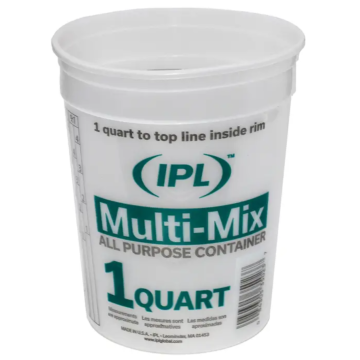 Leaktite 1 Qt. Semi-Transparent Multi-Mix All Purpose Mixing And Storage Container