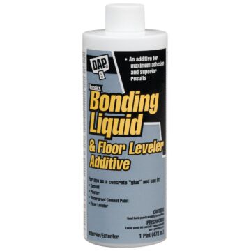 DAP Bonding Liquid and Floor Leveler, White, 16 Oz