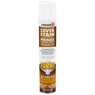 ZINSSER Cover Stain Turbo Spray Primer (White) 26 oz