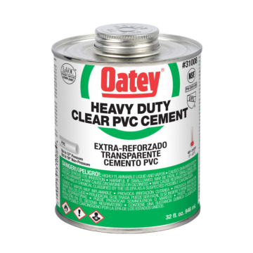 Oatey® 32 oz. PVC Heavy Duty Clear Cement