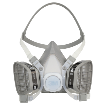 3M ™ Half Facepiece Disposable Respirator Assembly 5201, Organic Vapor, Medium 12 EA/Case