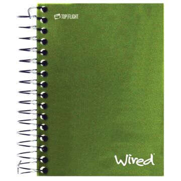 TOP FLIGHT 300 4511478 Narrow Rule Notebook, Micro-Perforated Sheet, 180-Sheet, Wirebound Binding