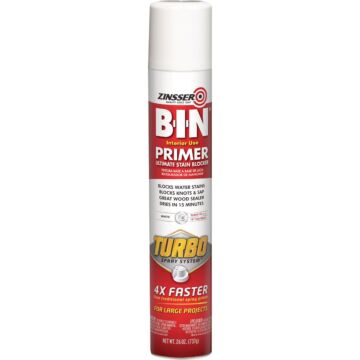 ZINSSER B-I-N Turbo Spray Primer (White) 26 oz