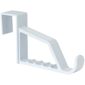 Spectrum Plastic Over-The-Door Extended Hook (White)