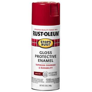 Stops Rust® Spray Paint and Rust Prevention - Protective Enamel Spray Paint - 12 oz. Spray - Regal Red
