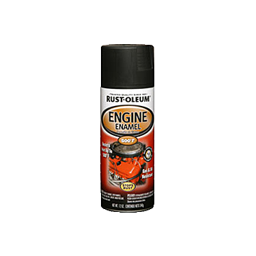 Rust-Oleum Automotive - Engine Enamel - 12 oz. Spray - Low Gloss Black
