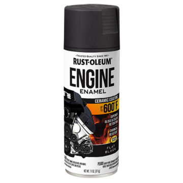 Rust-Oleum Automotive Engine Enamel (Flat - Black) 12 oz