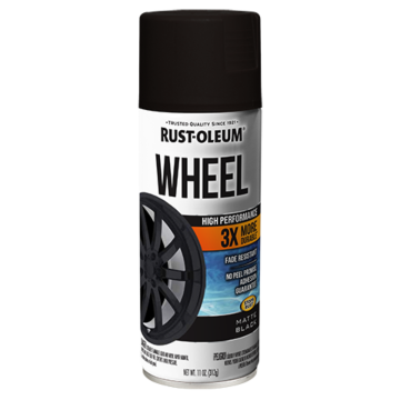 Rustoleum HP Wheel 3x Flat Satin Black