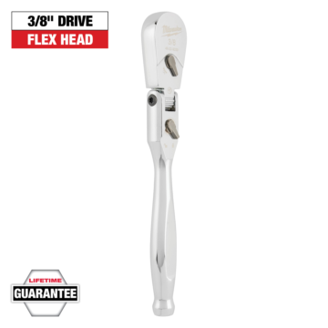 Milwaukee 3/8" Drive 9" Flex Head Ratchet