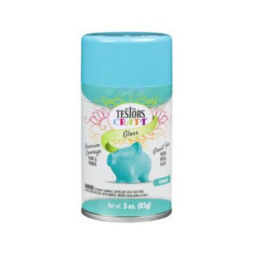 Rustoleum Enamel Spray Paint (Tropical Turquoise - Gloss) 3 oz
