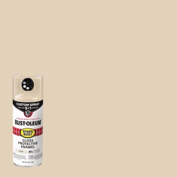 Rustoleum Protective Enamel Custom 5-in-1 Spray (Gloss - Almond) 12 oz