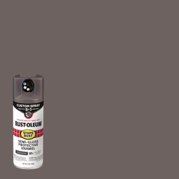 Rustoleum Protective Enamel Custom 5-in-1 Spray (Semi-Gloss - Anodized Brown) 12 oz