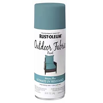 Rust-Oleum 12 oz Flat/Matte Outdoor Fabric Spray Paint, Marina Blue