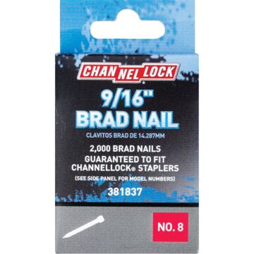 Channellock 18-Gauge Steel Brad Nail, 9/16 In. (2000-Pack)