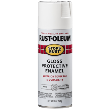Stops Rust® Spray Paint and Rust Prevention - Protective Enamel Spray Paint - 12 oz. Spray - Gloss White