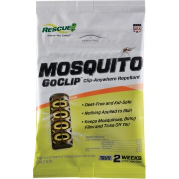 Rescue GoClip 6-Day Yellow Personal Mosquito Repellent