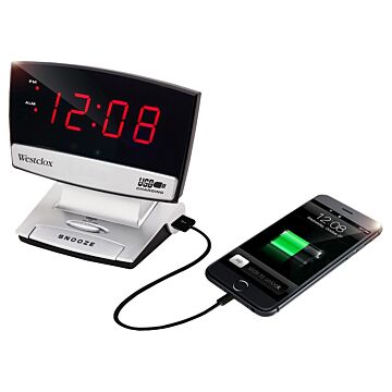 Westclox 71014X Alarm Clock, LED Display