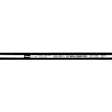 Parker 5/8 in ID x 0.94 in OD 3000 psi Synthetic Rubber Hydraulic Hose