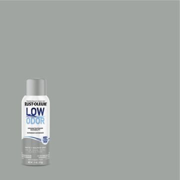 Rustoleum Low Odor Premium Spray Paint (Matte - Dolphin Gray) 11 oz