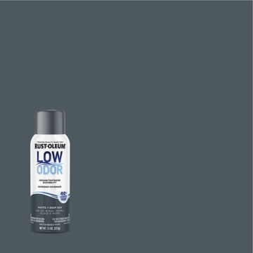 Rustoleum Low Odor Premium Spray Paint (Matte - Deep Sea) 11 oz