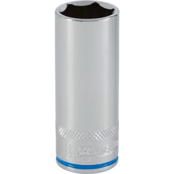 Channellock 3/8 In. Drive 18 mm 6-Point Deep Metric Socket