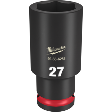 Milwaukee SHOCKWAVE™ Impact Duty 1/2" Drive 27MM Deep 6 Point Socket