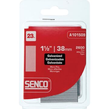 Senco 23-Gauge Galvanized Pin Nail, 1-1/2 In. (2600 Ct.)