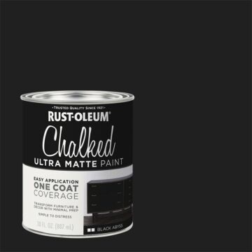 Rustoleum Chalked Blac Abyss Quart