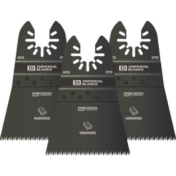 Imperial Blades ONE FIT 2-1/2 In. High Carbon Steel Japanese Tooth Precision Oscillating Blade (3-Pack)