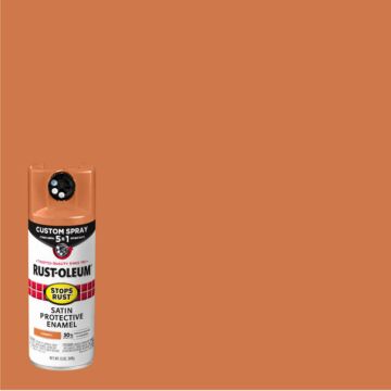 Rustoleum Stops Rust 5-in-1 Protective Enamel Spray Paint (Satin - Tumeric) 12 oz