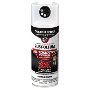 Rustoleum Auto Enamel Gloss White 5in1