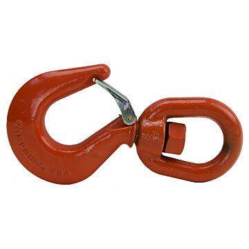 Campbell® 4-1/2 ton Forged Steel Swivel Hoist Hook-Latched