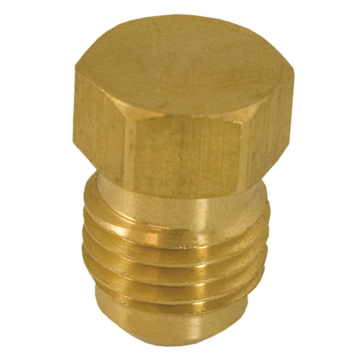 Jones Stephens 5/8" Brass Flare Plug