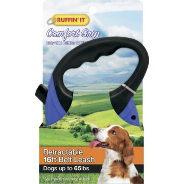 Westminster Pet Ruffin' it 16 Ft. Cord Up to 65 Lb. Dog Retractable Leash