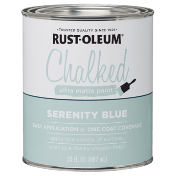 Chalked Paint - Ultra Matte Paint - 30 oz. - Serenity Blue