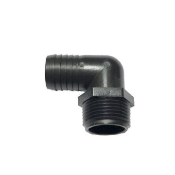Poly MPT x Hose Barb Elbow
