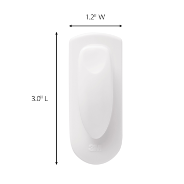 Command ™ Spring Clip 17005-ES, 1 Hook, 2 Strips