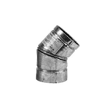 SELKIRK Selkirk 243215 Pellet Adjustable Stove Elbow, 45 deg Angle