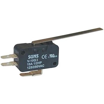 125/240 V SPDT 10 A at 240 V Miniature Snap Action Switch