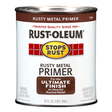 Stops Rust® Spray Paint and Rust Prevention - Rusty Metal Primer - Quart - Rusty Metal Primer