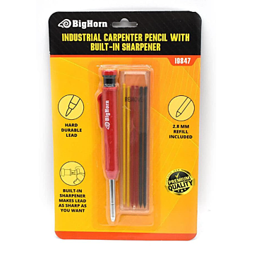 Mch Carpenter Pencil w/ Sharpner