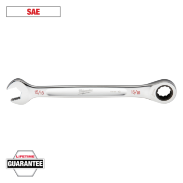 Milwaukee 15/16" SAE Ratcheting Combo Wrench
